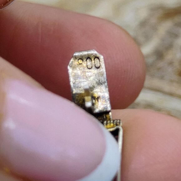 Antique Victorian 800 Silver Filigree Mother of Pearl MOP Cameo Bracelet - Picture 12 of 13